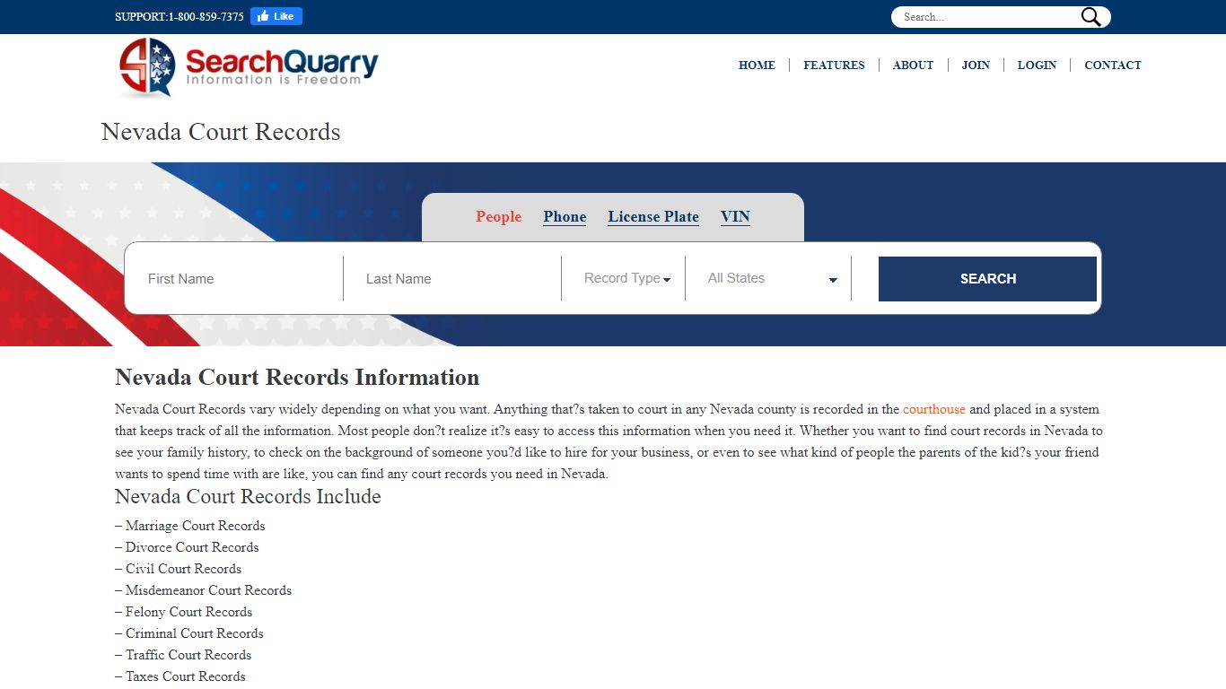 Enter a Name & View Nevada Court Records Online - SearchQuarry